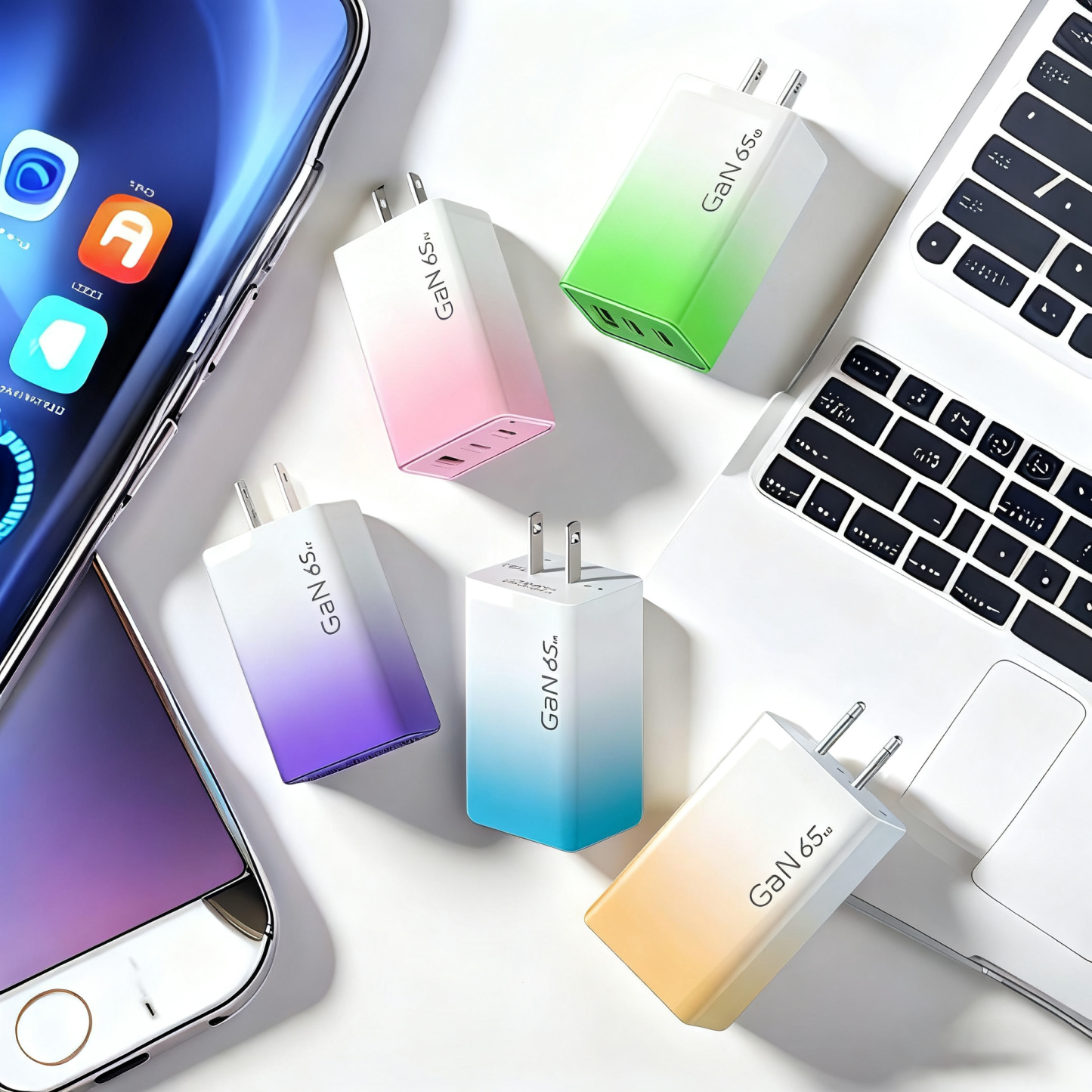 Gradient LED Multi-Port Charger