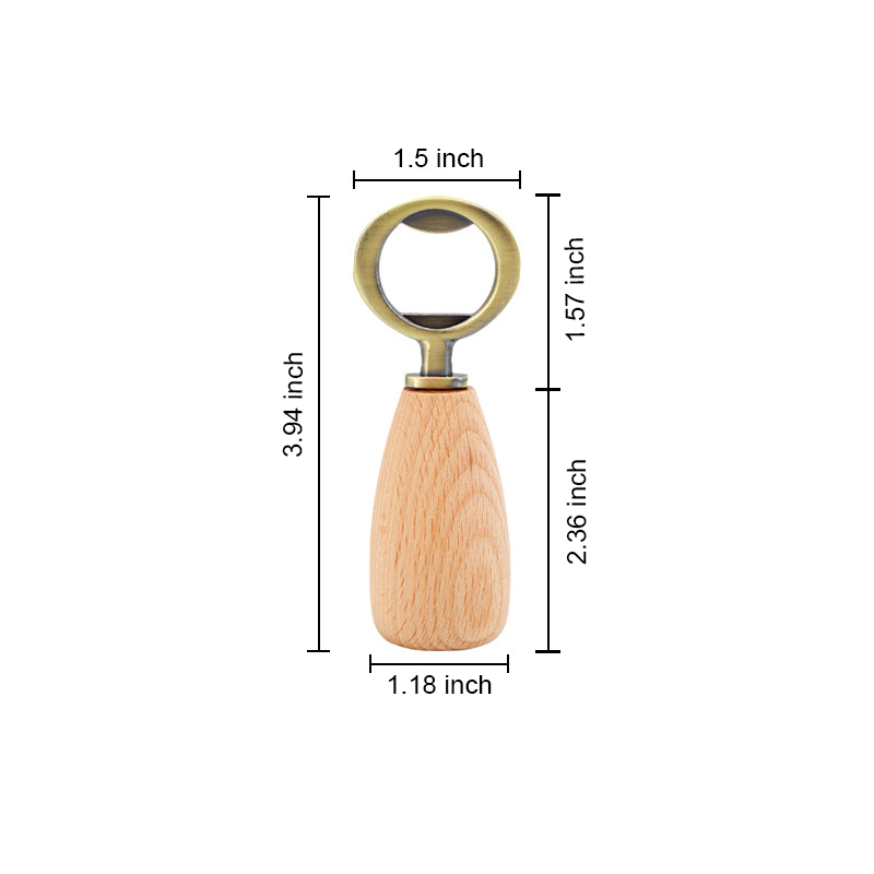 Beech Wood Bottle Opener