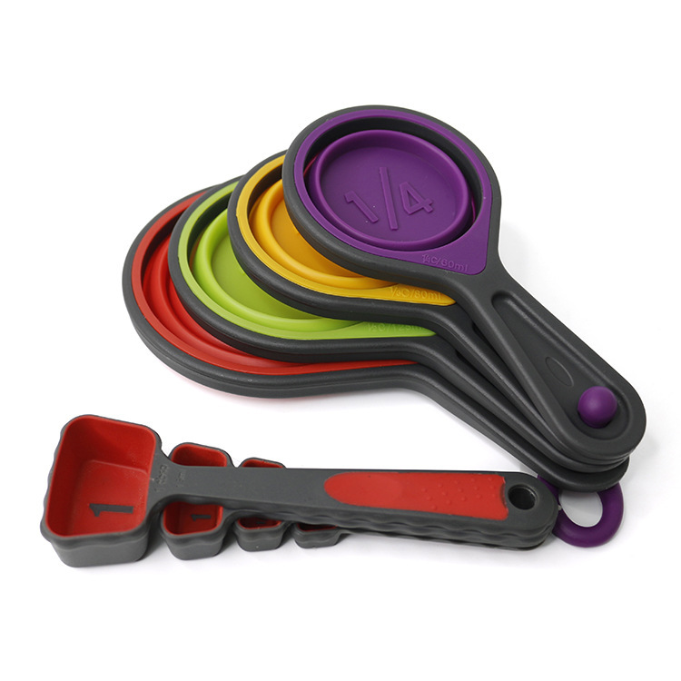 8 Pieces Silicone Measuring Set