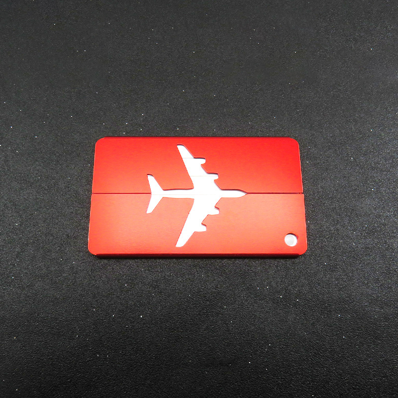 Aluminum Alloy Airplane-shaped Luggage Tag