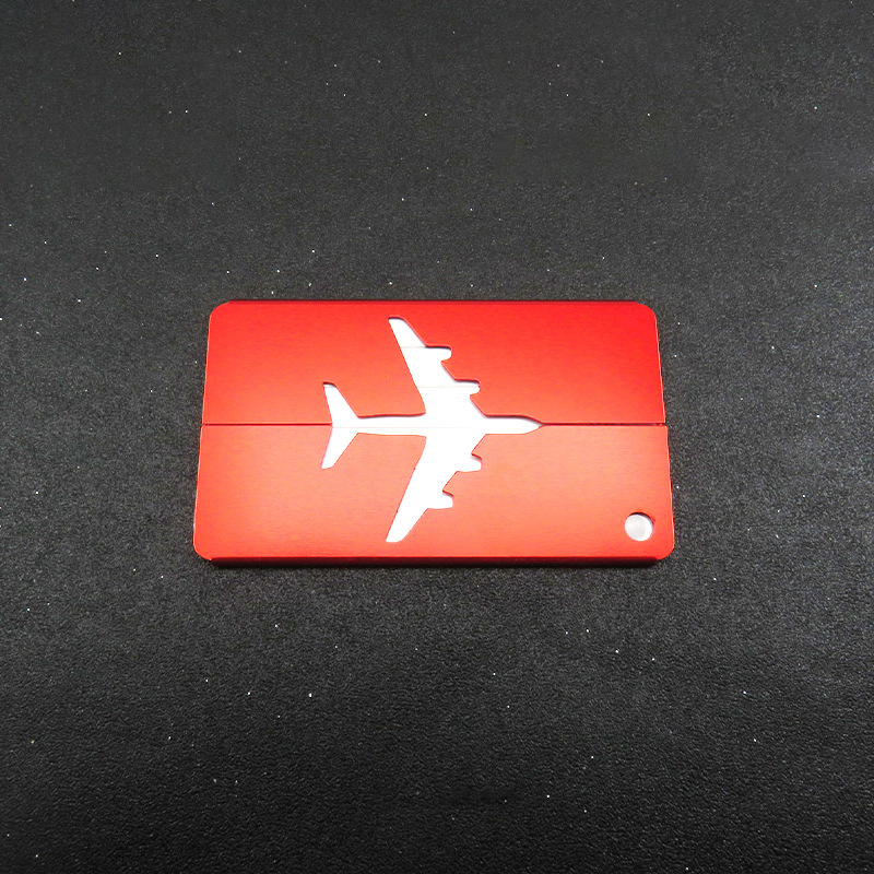 Aluminum Alloy Airplane-shaped Luggage Tag