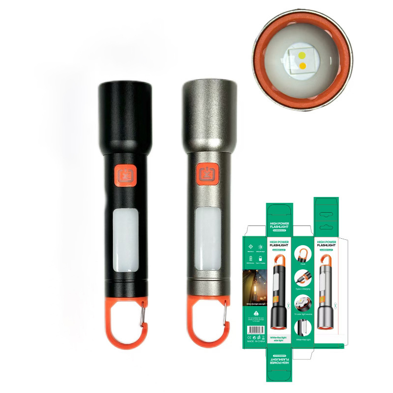 High-Brightness Rechargeable LED Flashlight