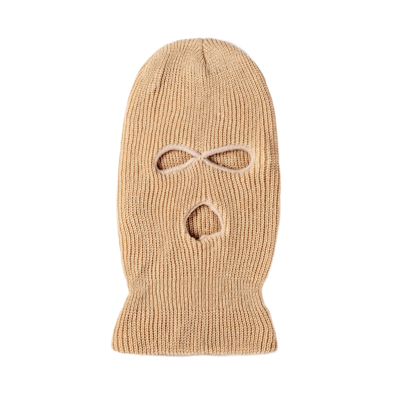 Acrylic 3-Hole Ski Mask Beanie