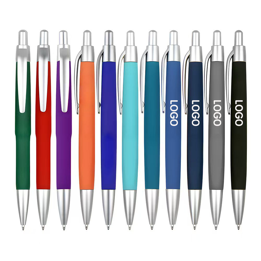 Retractable Plastic Ballpoint Pen