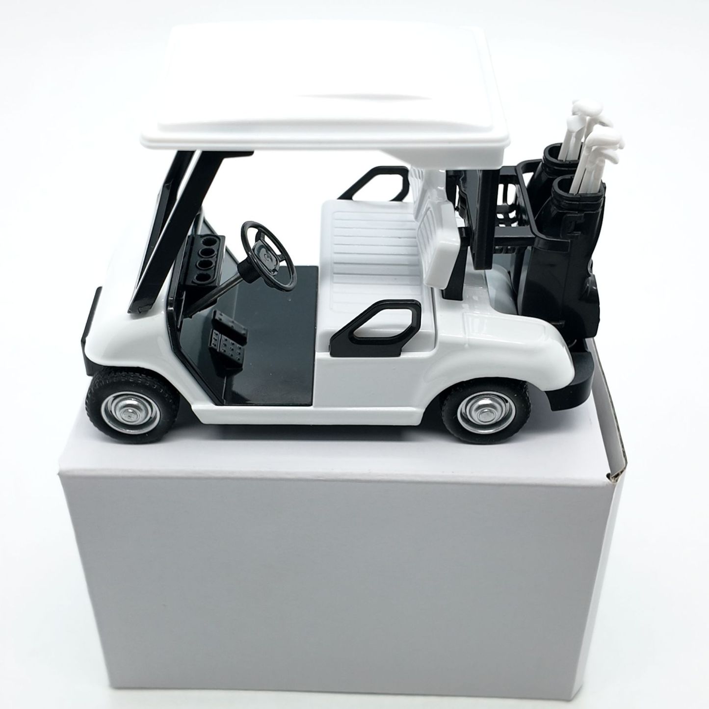 Alloy Pull Back Golf Cart Model