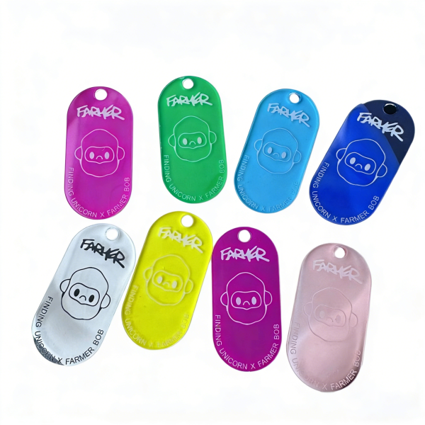 Transparent Acrylic Key Tag