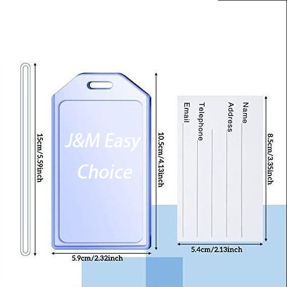 Vertical Clear Card Case
