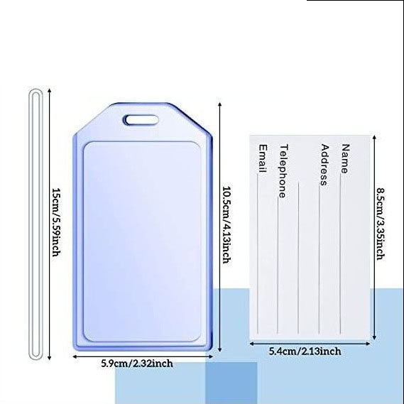 Vertical Clear Card Case