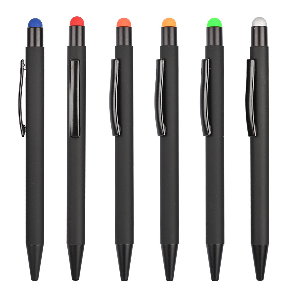 Click-Action Ballpoint Pen with Aluminum Barrel