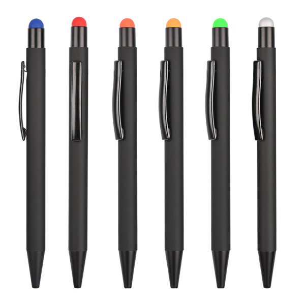 Click-Action Ballpoint Pen with Aluminum Barrel