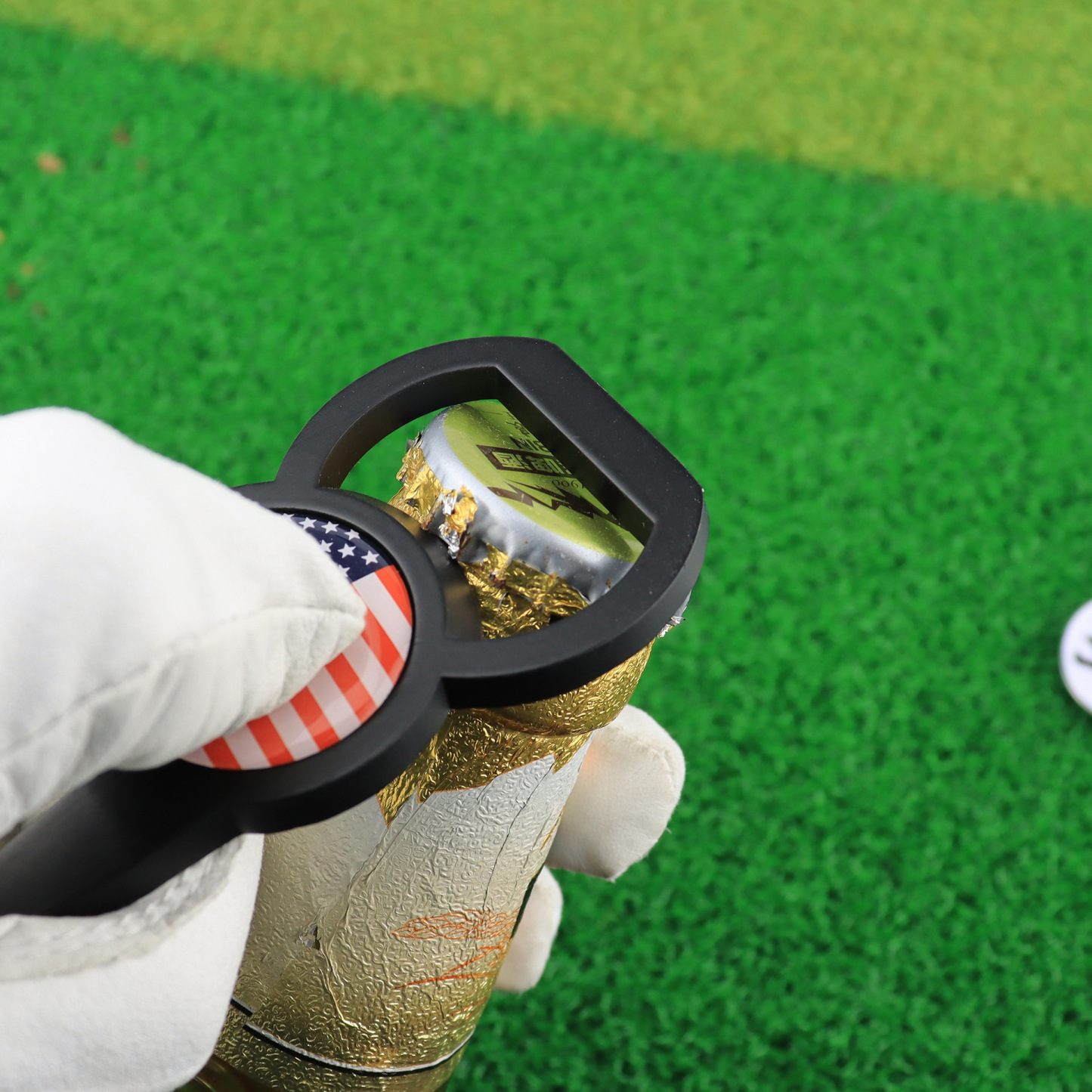 Golf Metal Bottle Opener Ball Fork