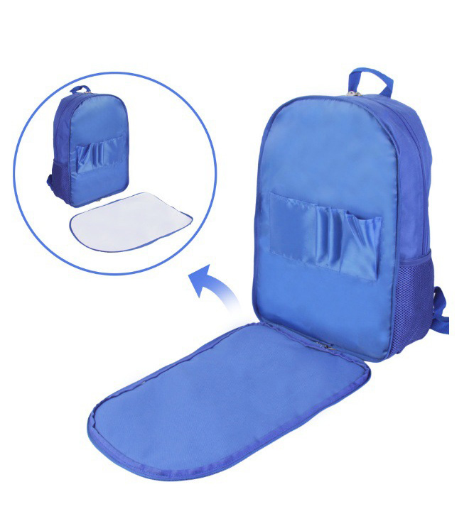 Casual Backpack with Detachable Full - Color Flap-16.9"x11.8"x 5.1"