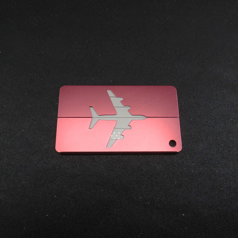 Aluminum Alloy Airplane-shaped Luggage Tag