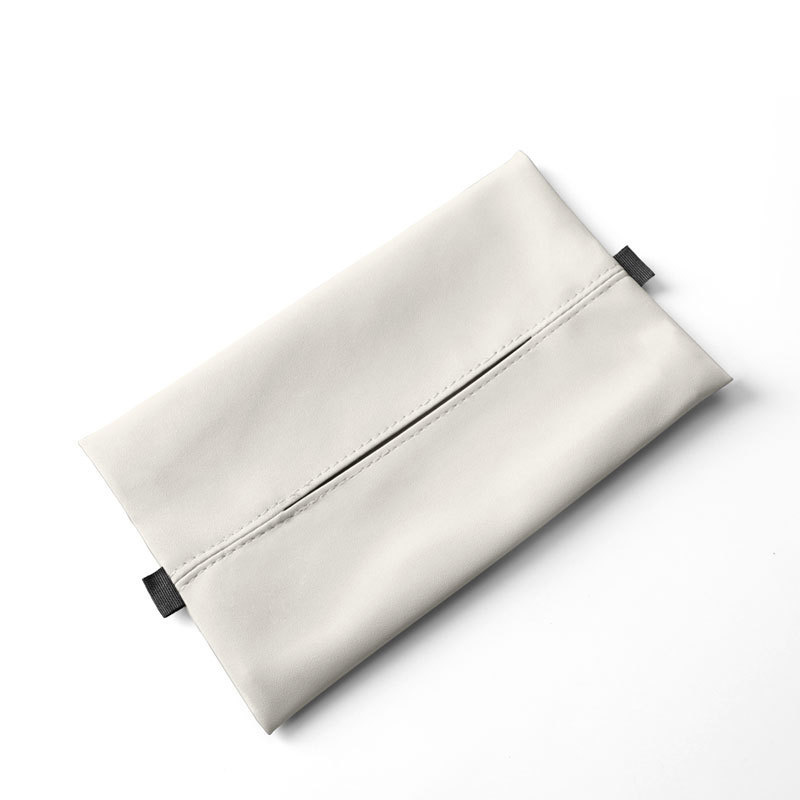 Faux Suede Car-mounted Tissue Holder