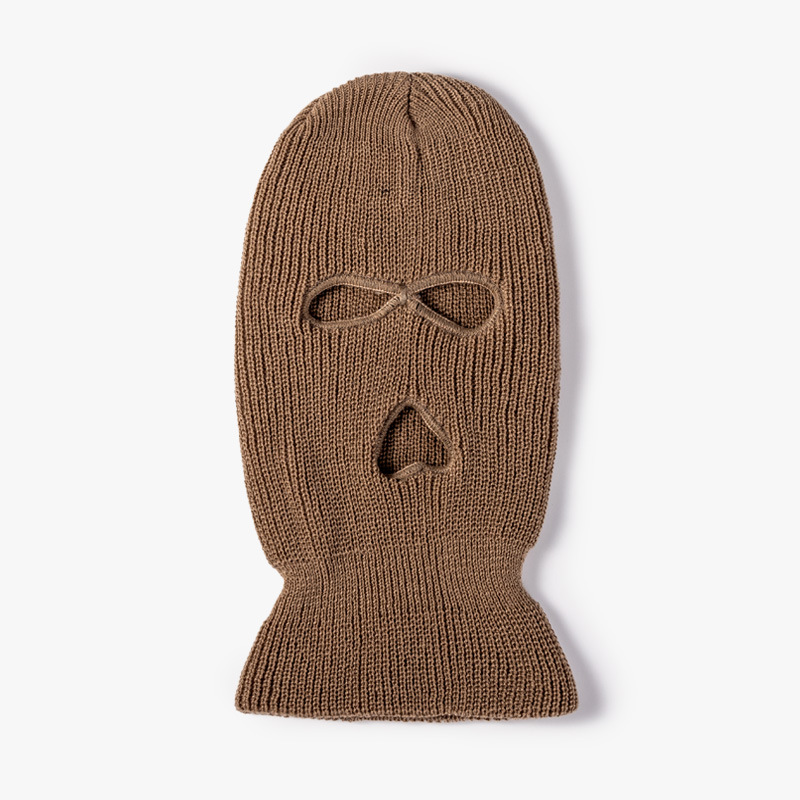 Acrylic 3-Hole Ski Mask Beanie
