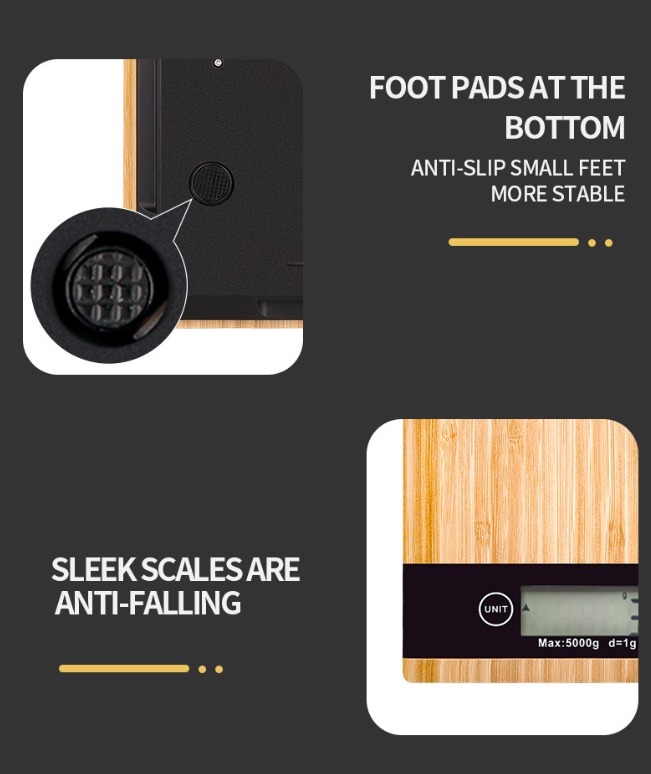 Bamboo Kitchen Scale