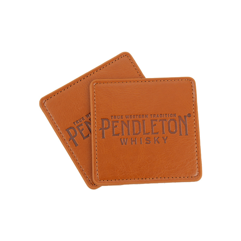 PU Double-Sided Leather Coaster