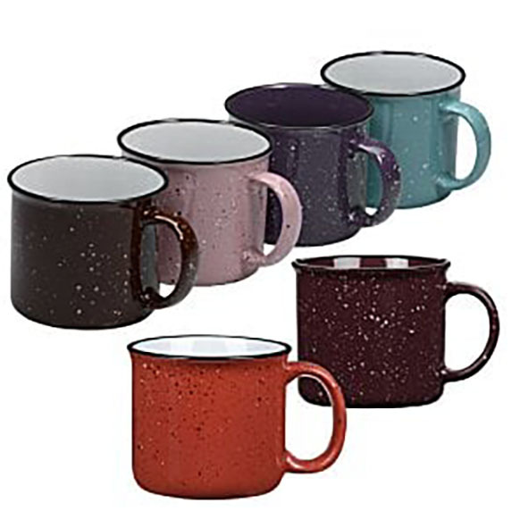 Campfire Ceramic Mug - Colors - 15 oz.