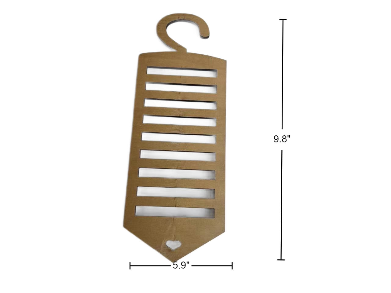 Wooden Tie Holder Keepsake