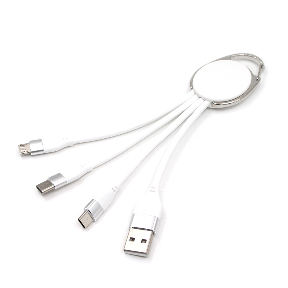 Liquid Silicone 3-in-1 Charging Cable