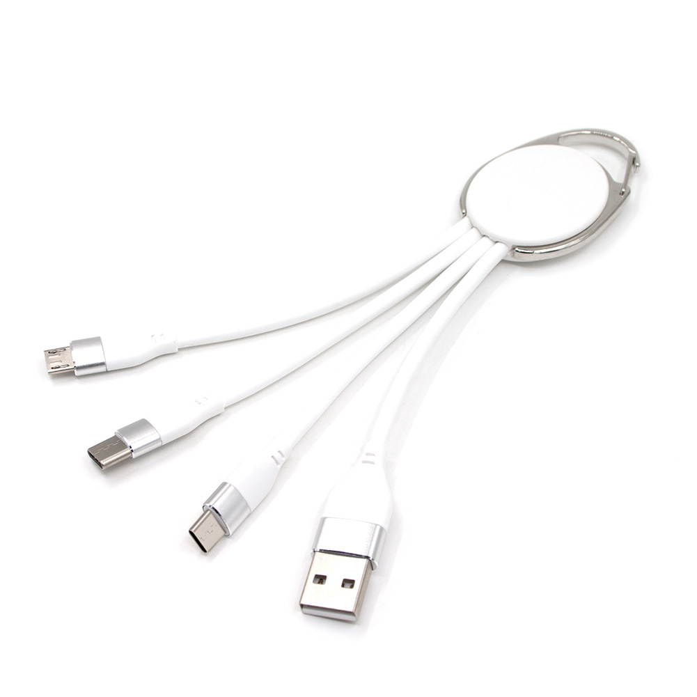 Liquid Silicone 3-in-1 Charging Cable