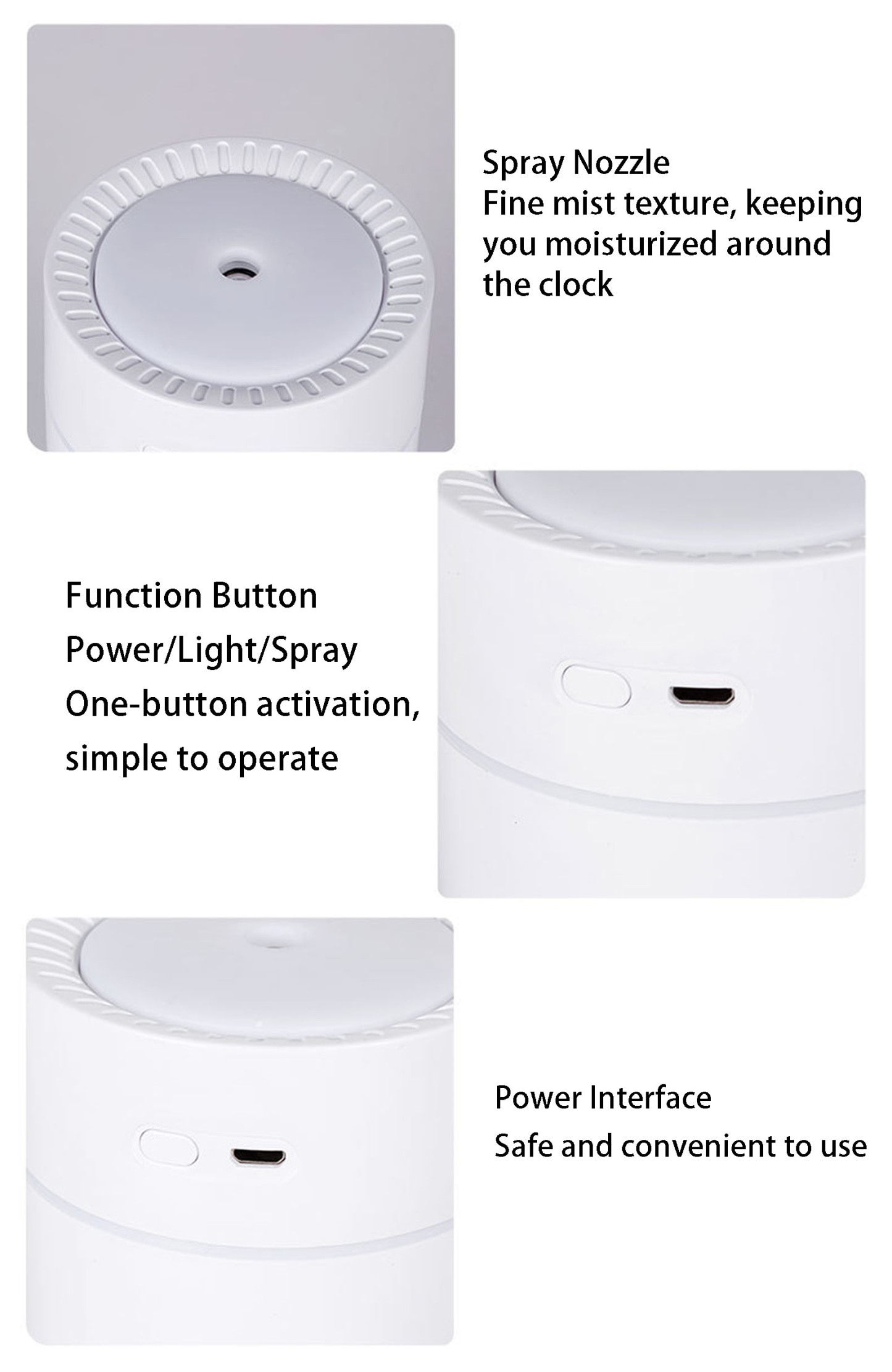 USB Colorful Light Humidifier