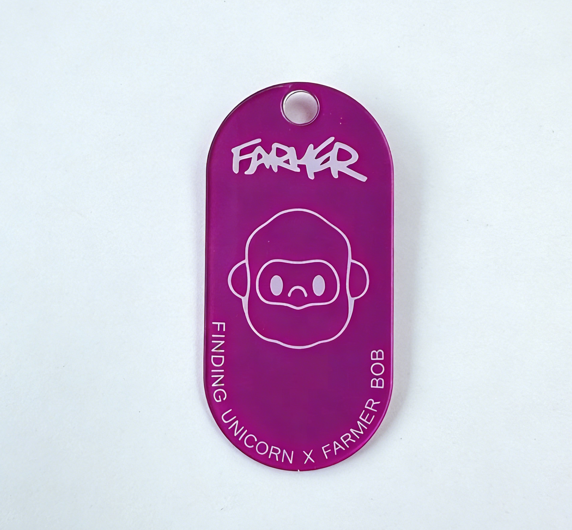 Transparent Acrylic Key Tag
