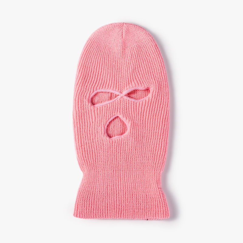Acrylic 3-Hole Ski Mask Beanie