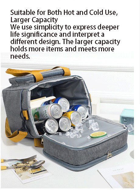 Oxford Insulated Lunch Tote