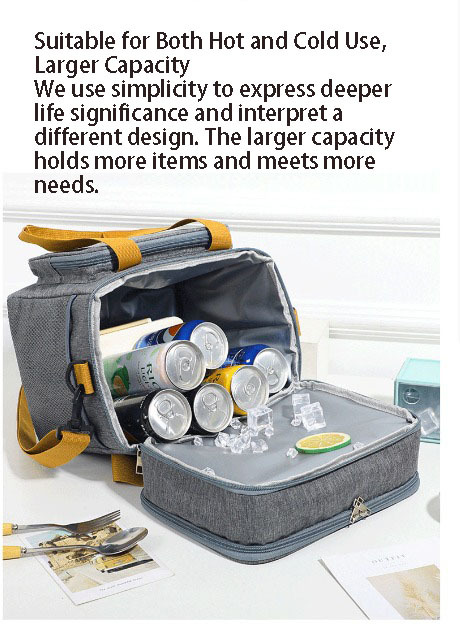 Oxford Insulated Lunch Tote