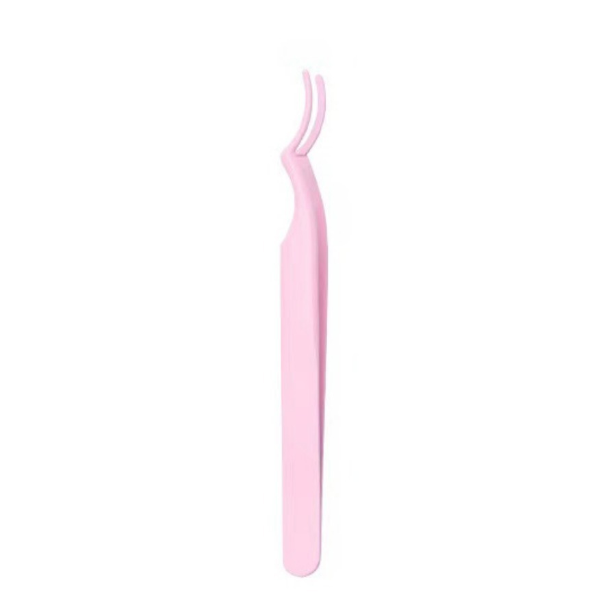Stainless Steel Double Curve Eyelash Tweezer