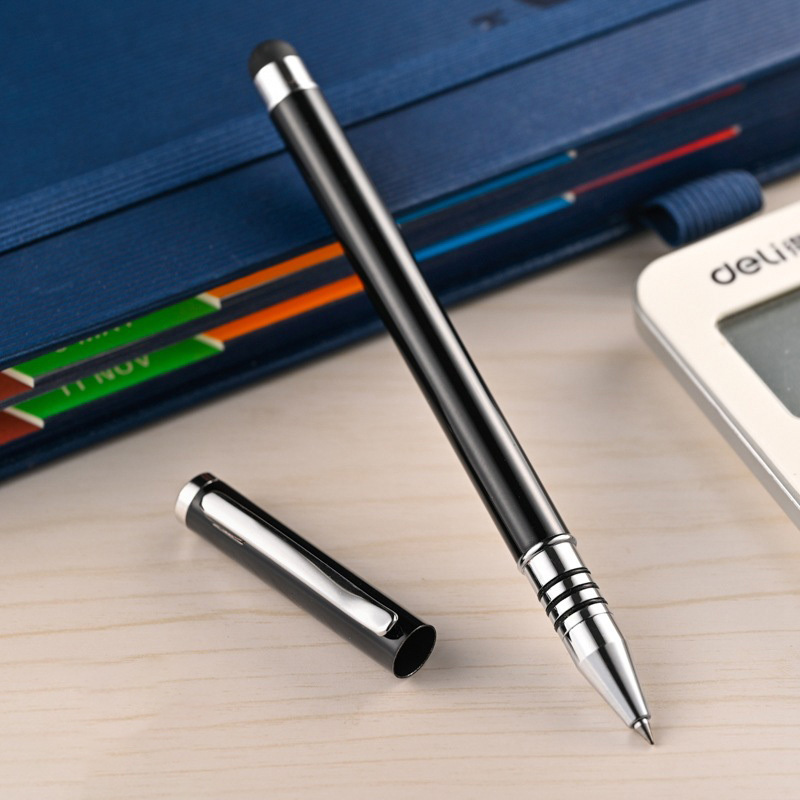 Metal Ballpoint Pen With Stylus