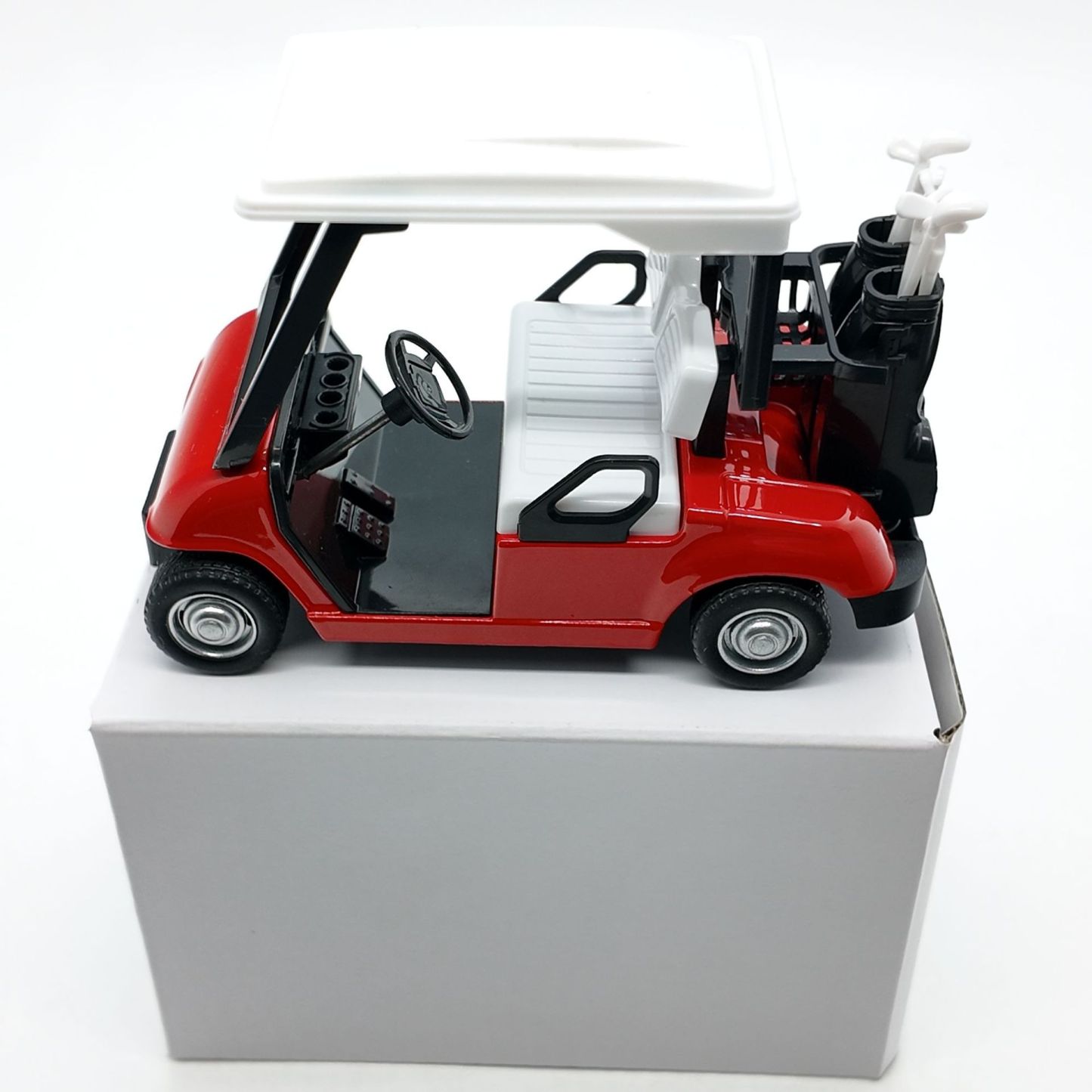 Alloy Pull Back Golf Cart Model