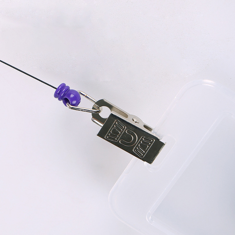 Retractable Badge Reel with Metal Clip