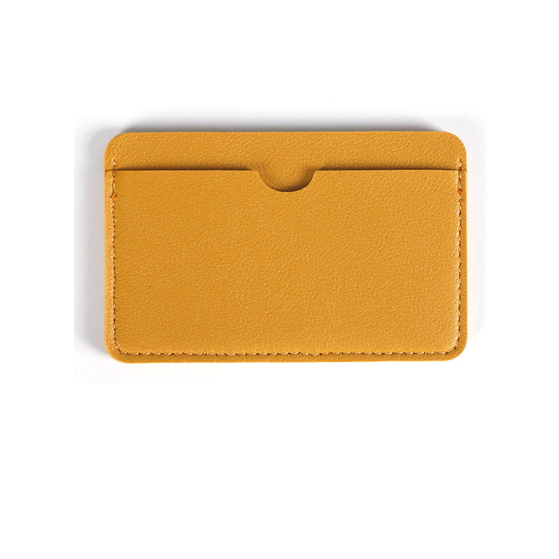 PU Leather 3-Card Wallet