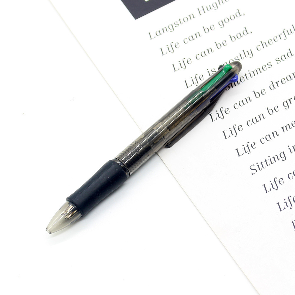 4-Color Plastic Click Ballpoint Pen