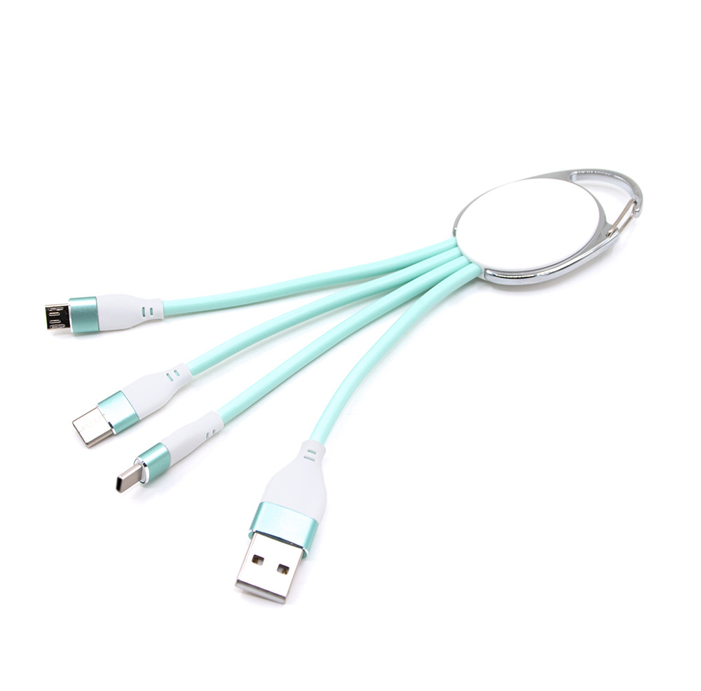 Liquid Silicone 3-in-1 Charging Cable