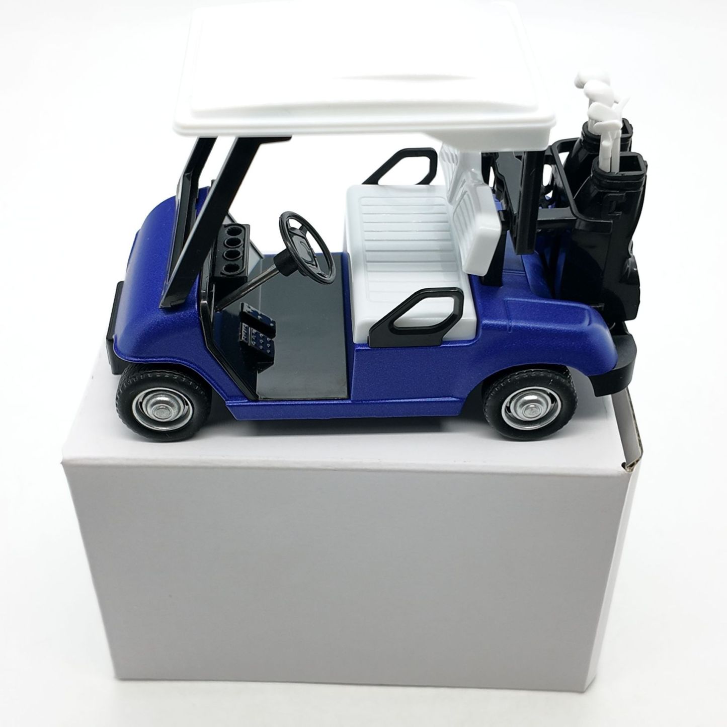 Alloy Pull Back Golf Cart Model
