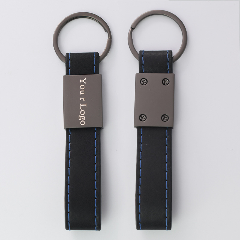 PU Leather Keychain	This keychain is crafted from premium PU leather and paired with sturdy metal accents. Suitable for daily key organization, backpack decoration, corporate promotional gifts, or small presents, it combines stylish PU leather craftsmansh