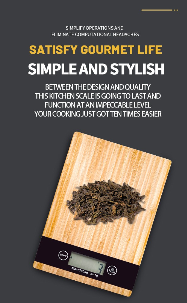 Bamboo Kitchen Scale