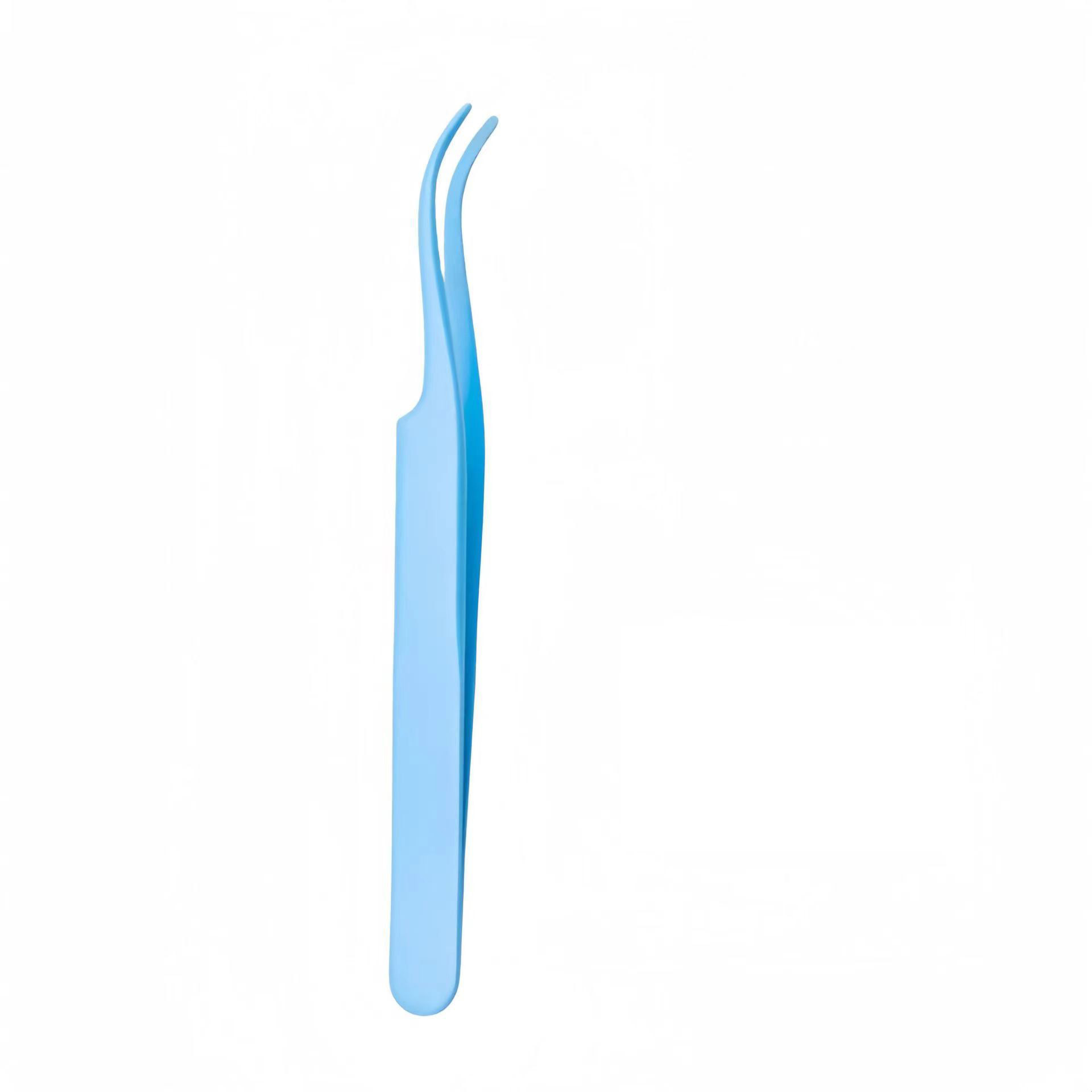 Stainless Steel Double Curve Eyelash Tweezer