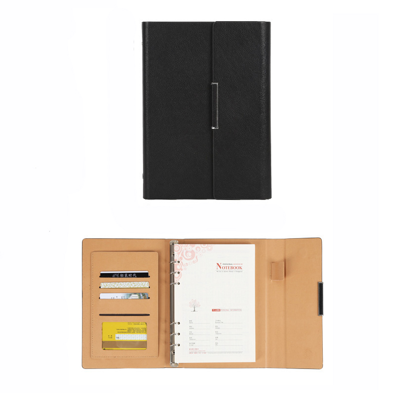 A5 Three Fold PU Leather Notebook