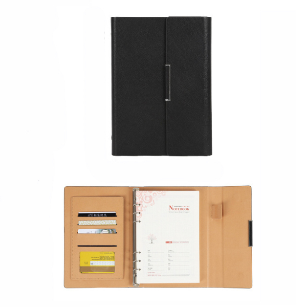 A5 Three Fold PU Leather Notebook