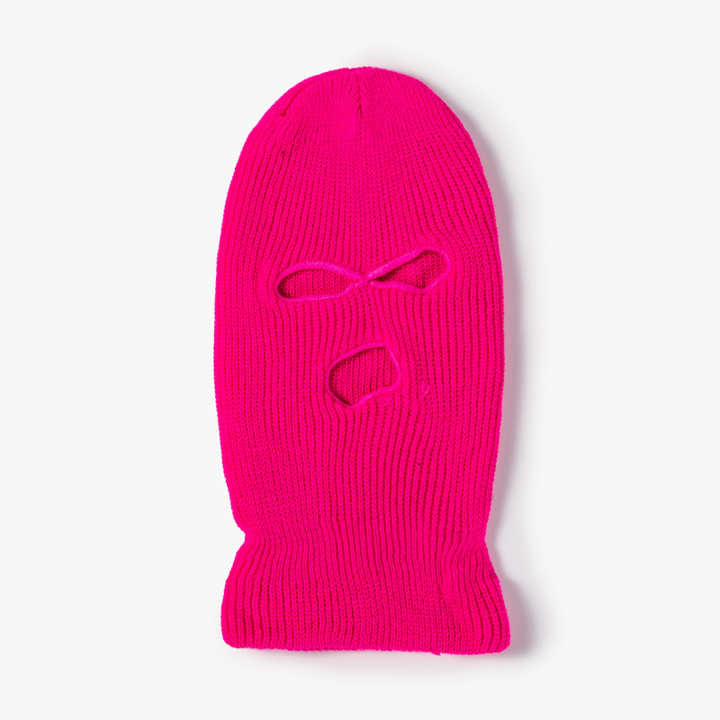 Acrylic 3-Hole Ski Mask Beanie