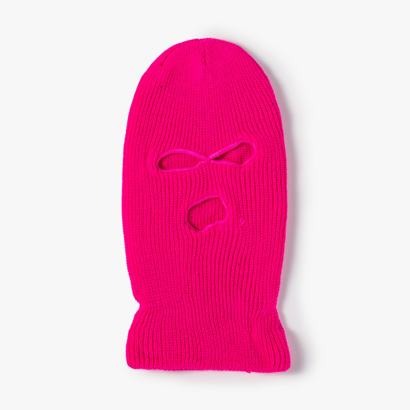Acrylic 3-Hole Ski Mask Beanie