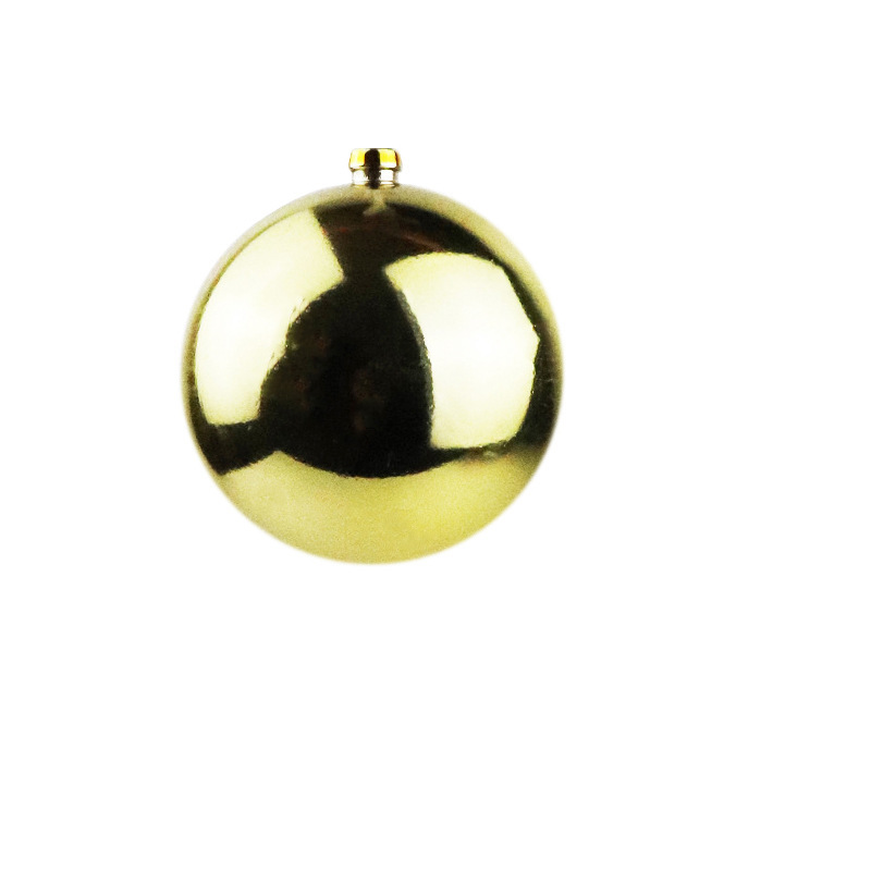 Electroplated Plastic Christmas Baubles-2.7"