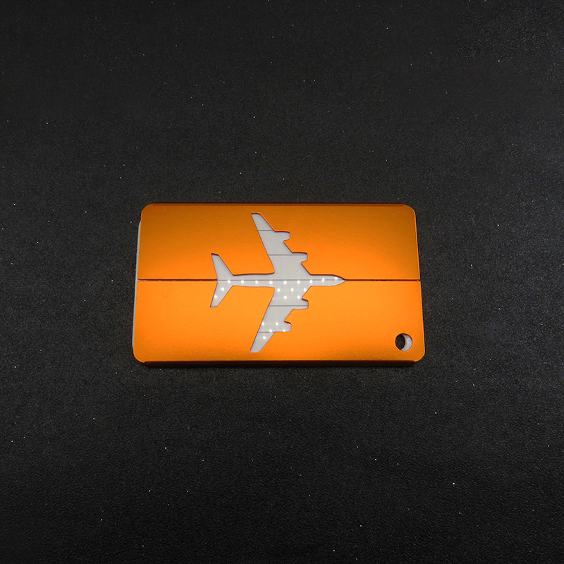 Aluminum Alloy Airplane-shaped Luggage Tag