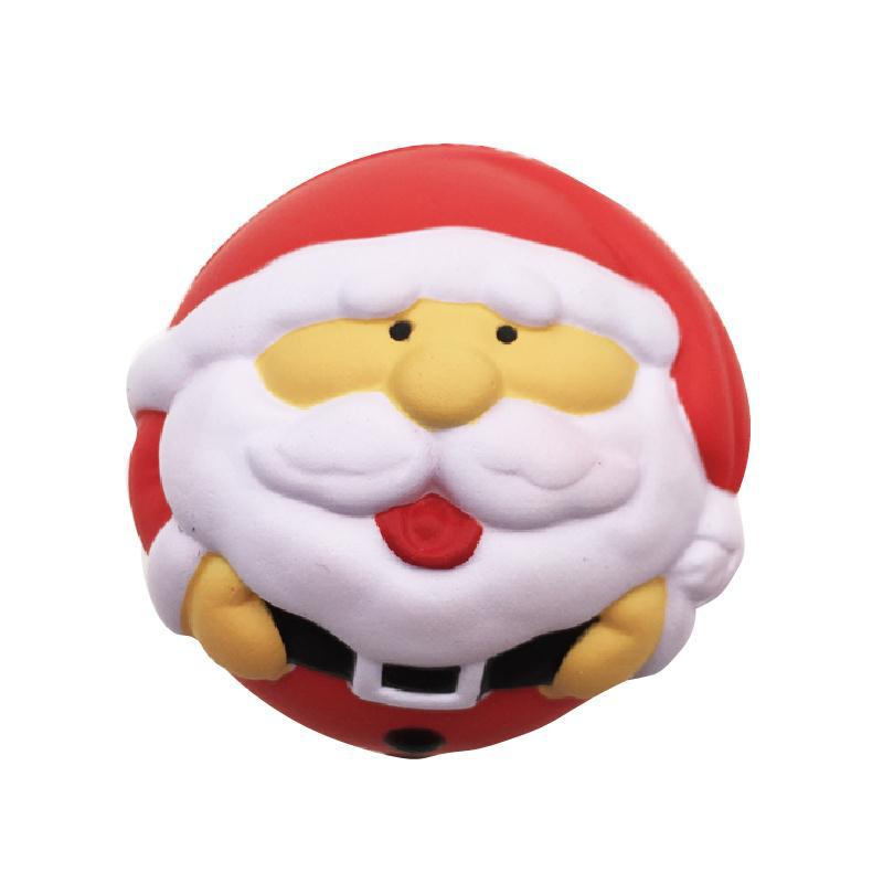 PU Slow Rebound Christmas Stress Balls-2.7"x2.7"
