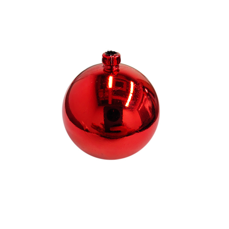 Electroplated Plastic Christmas Baubles-2.7"