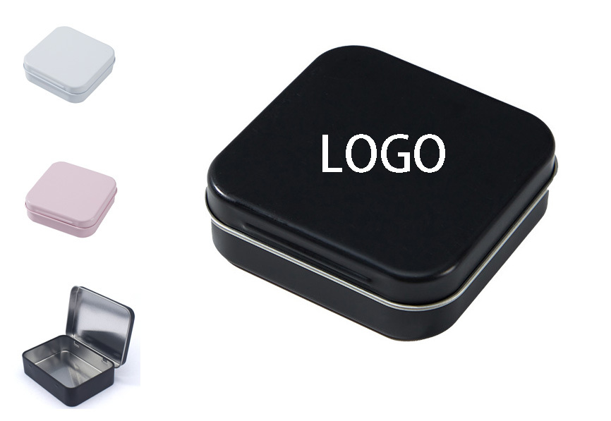 Tinplate Flip-Top Storage Box